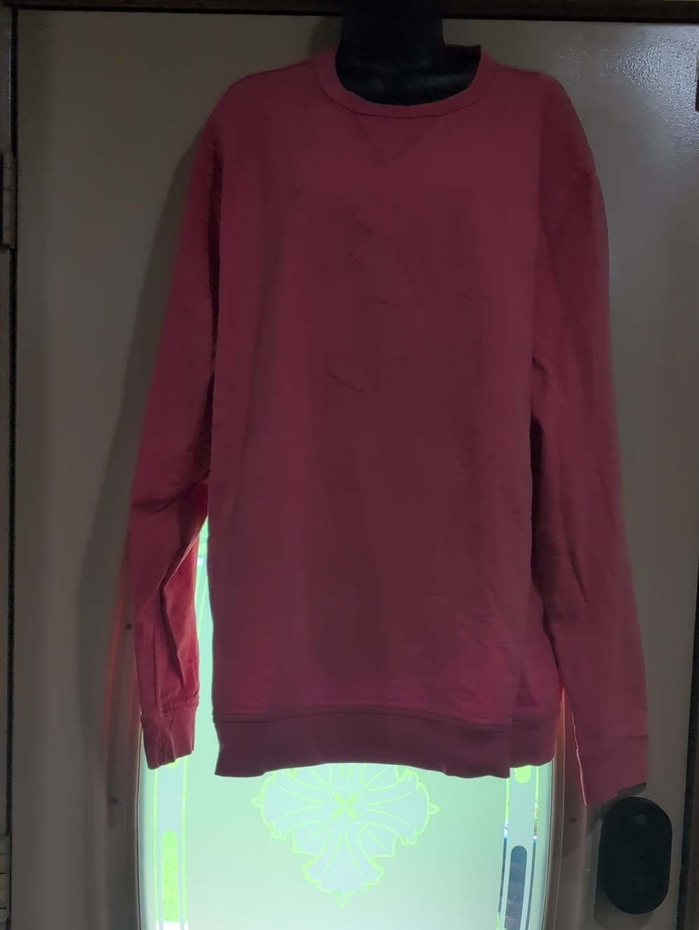 Crown & Ivy Women's Classic Crewneck Sweatshirt in Rose Pink 2xl